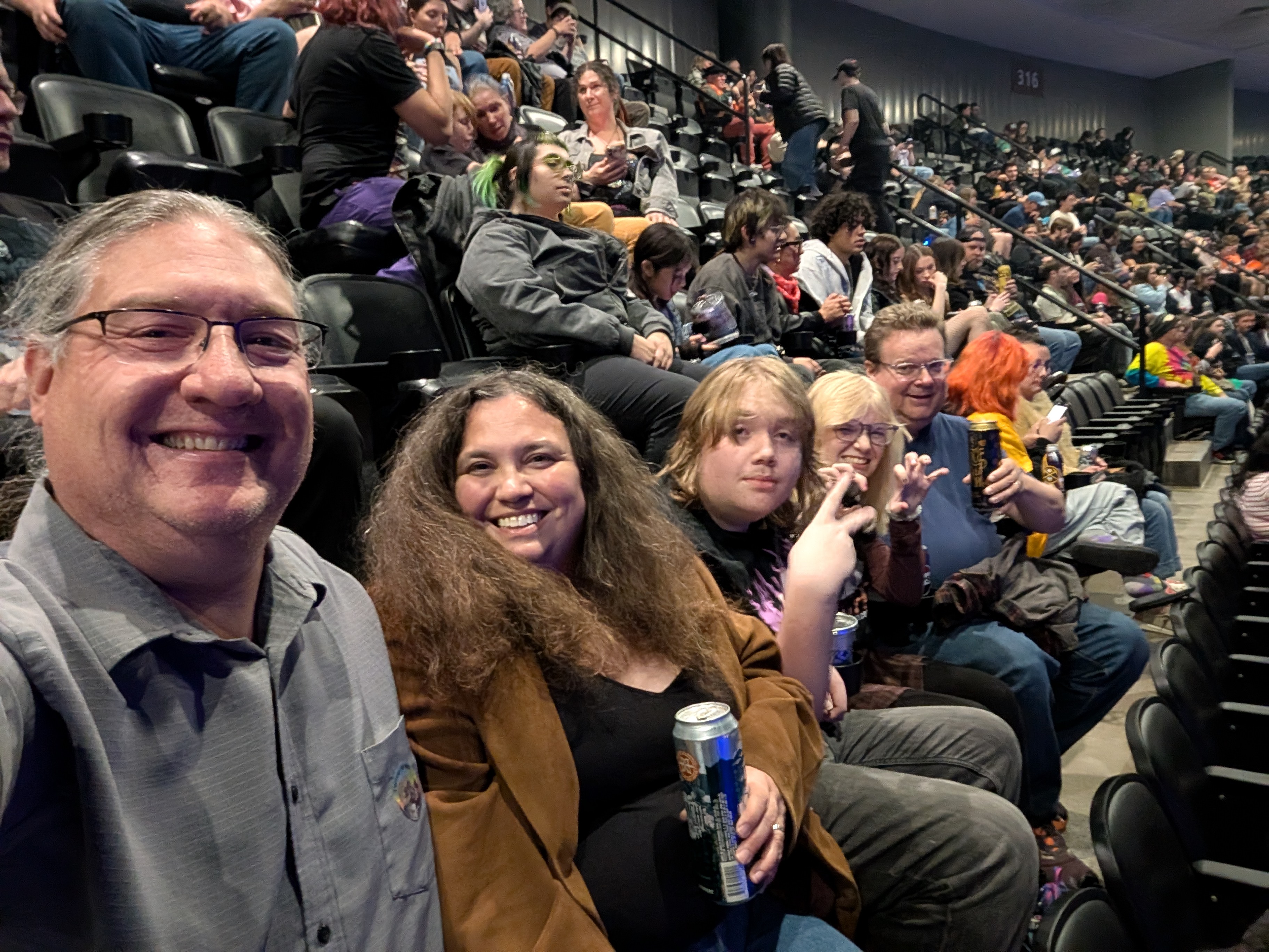 Michael Sanders, Kari Sanders, Daniel Anderson, Katrina Anderson, Jarl Anderson, Ball Arena